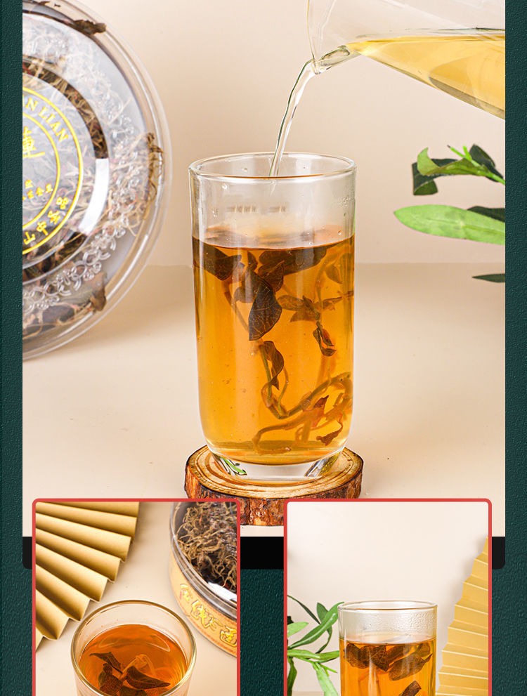 金线莲整株干品泡茶仿野生金线莲茶熬夜养生茶整株金线莲50克