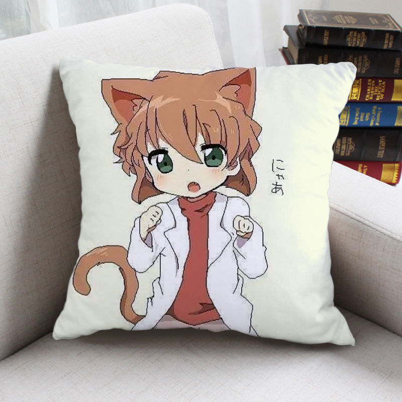 灰原哀动漫抱枕双面名侦探柯南周边二次元靠枕定做枕头生日礼物 t 35*