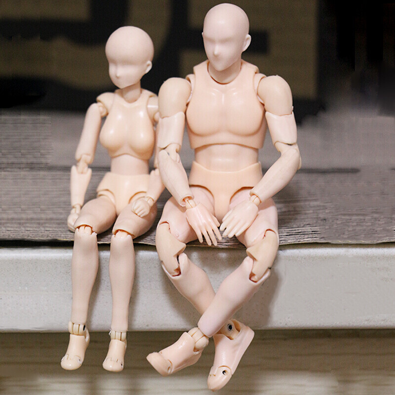 shf素体shf素体关节可动男女日本人偶人体模型绘画动漫美术画画漫画