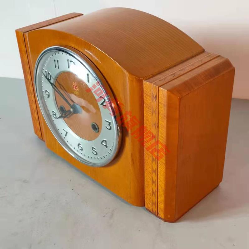 德国三五牌座钟 怀旧老物件古董古玩国产三五牌555座钟台钟机械钟表