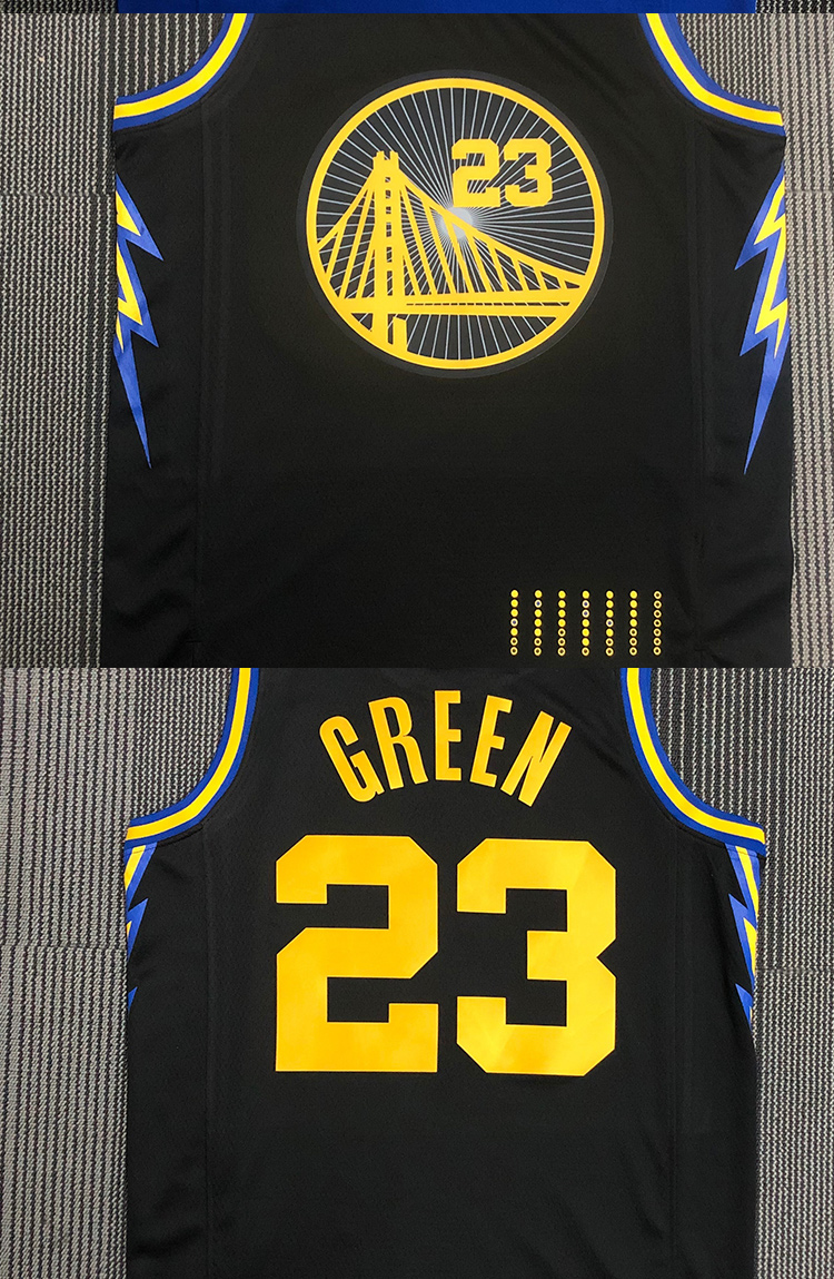 腾讯·体育nba全明星勇士队号维金斯球衣球裤套装城市版3普尔23格林