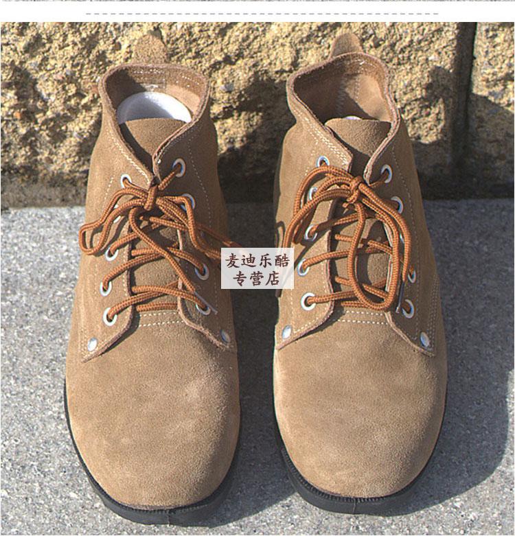 新款上市翻毛皮电焊鞋焊工鞋男皮鞋劳保鞋高帮大头工作鞋四季款老保