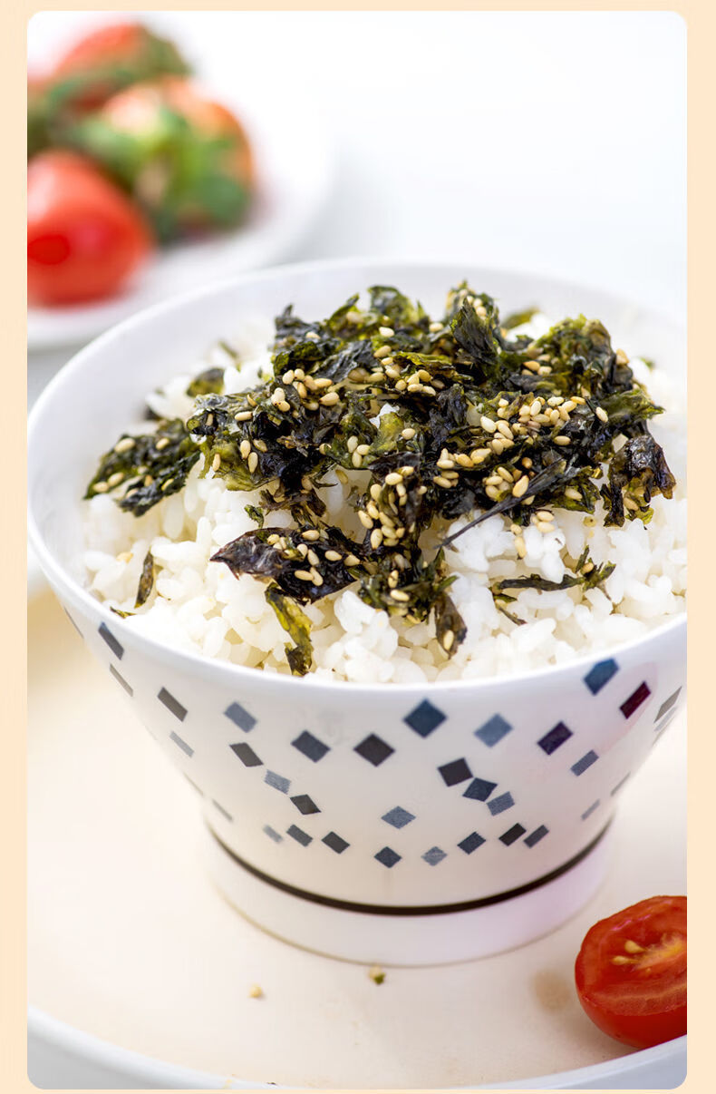 赶海娃海苔碎拌饭辅食芝麻儿童零食海苔拌饭料韩国紫菜饭团小包装3袋