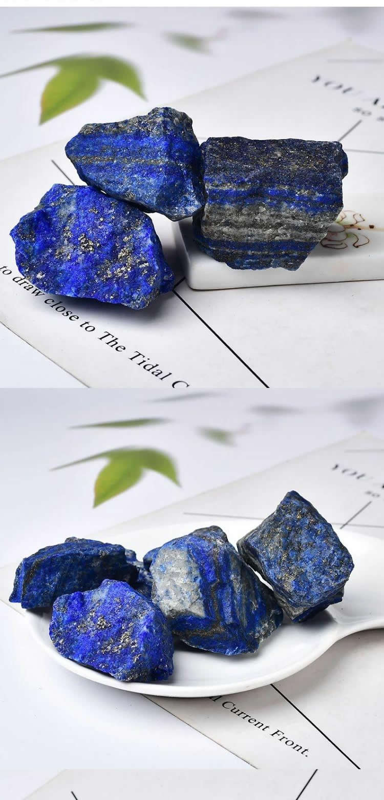 阿富汗青金石摆件天然青金石原石矿石扩香石鱼缸花盆造景家居装饰摆件