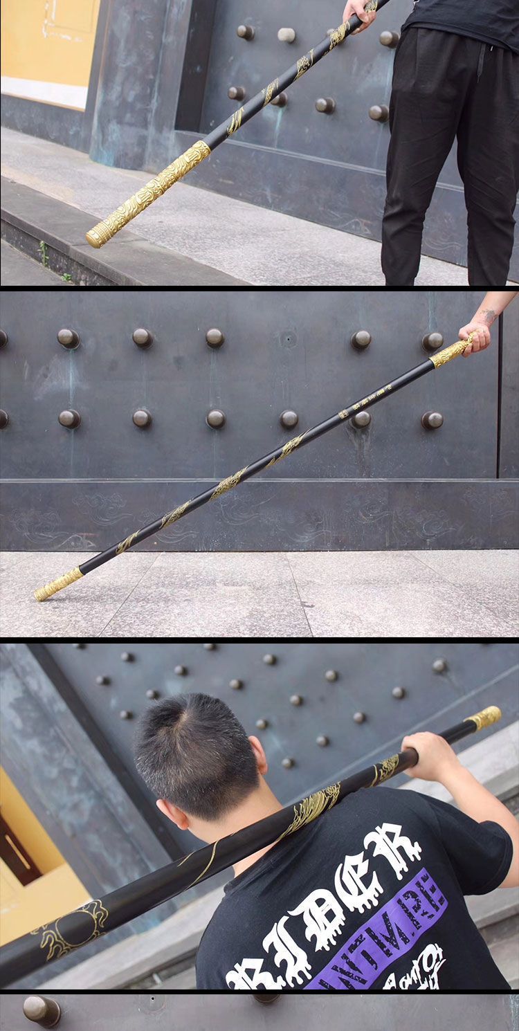 巧马高端高档龙泉高强度棍齐眉棍孙悟空如意金箍棒摆件定海神针少林