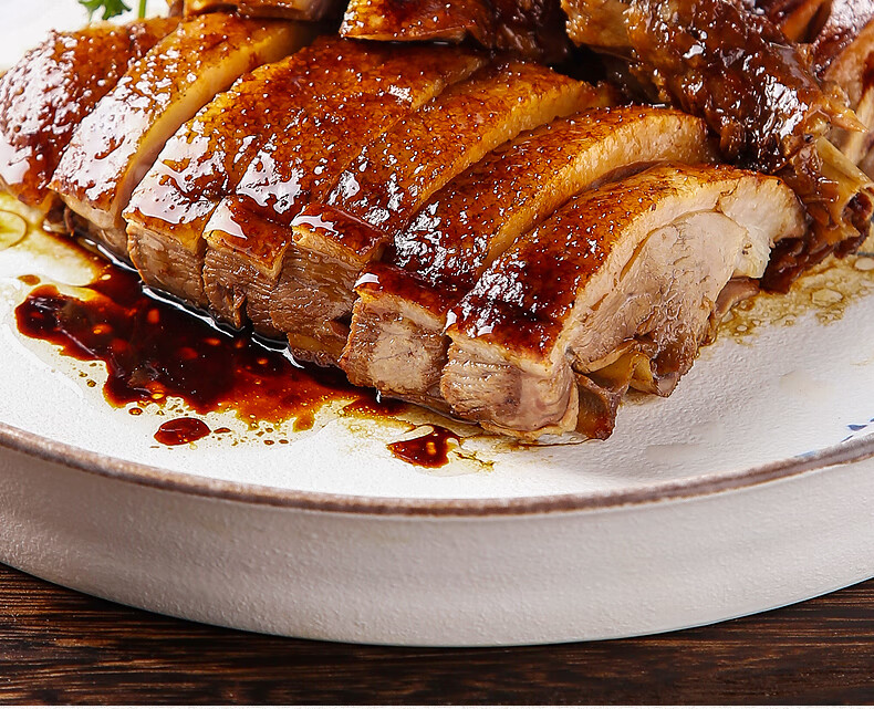 卤鹅整只4.3斤广东碌鹅卤水鹅江门开平马岗鹅豉油鹅卤味鹅肉熟食 卤鹅