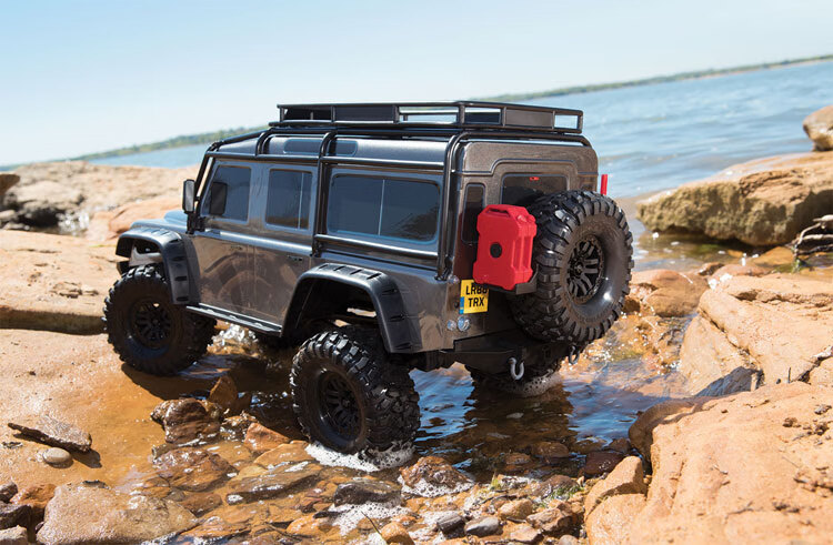 traxxas trx-4 电动越野车攀爬车陆虎 黄色路虎卫士 82056-4清风啸
