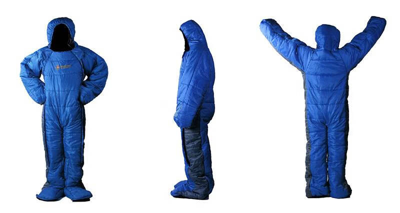 木乃伊睡袋人形行走野营露营外出户外睡袋医院看守夜临时休息人体