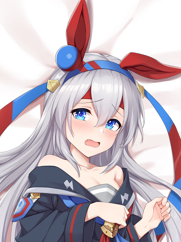 麦芽堂动漫周边赛马娘玉藻十字等身抱枕靠垫订制宅男生日礼物缎面桃皮