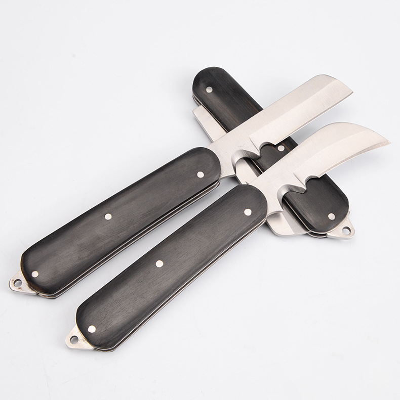 电工刀专用电线刀多功能电缆剥线刀直刃削皮特种钢电工剥皮刀弯刀直刃