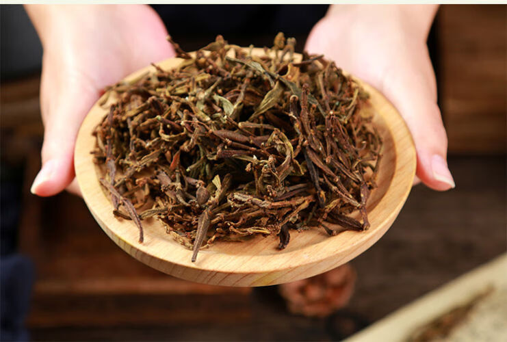 景迈山13年野生古树螃蟹脚普洱茶生茶散茶古树茶500g 两斤分享装