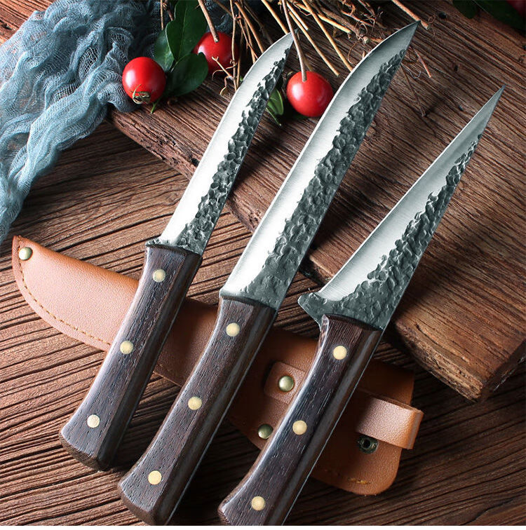 boussac锻打剔骨屠宰刀具德国工艺手工直刀锋利特快锰钢屠夫菜刀剔骨