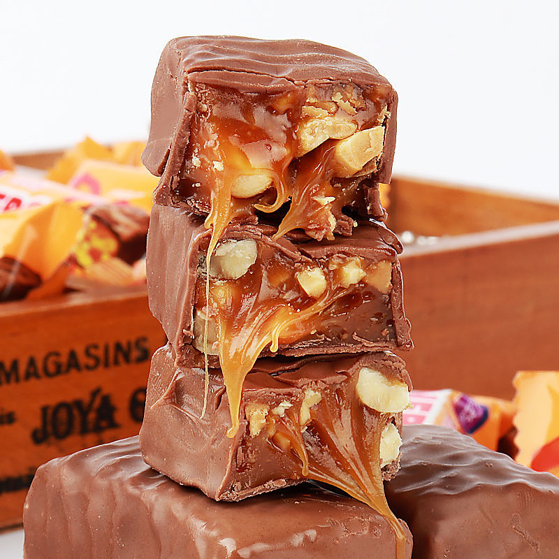 康吉巧克力俄罗斯原装进口康吉巧克力花生夹心糖果零食婚庆喜糖巧克力