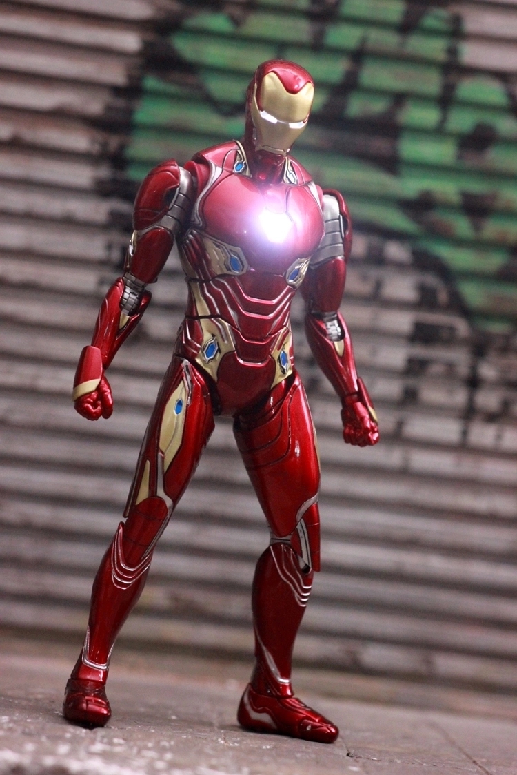 mk44反浩克装甲 1/12超合金属cs钢铁侠可动发光新版 合金反浩克豪华版