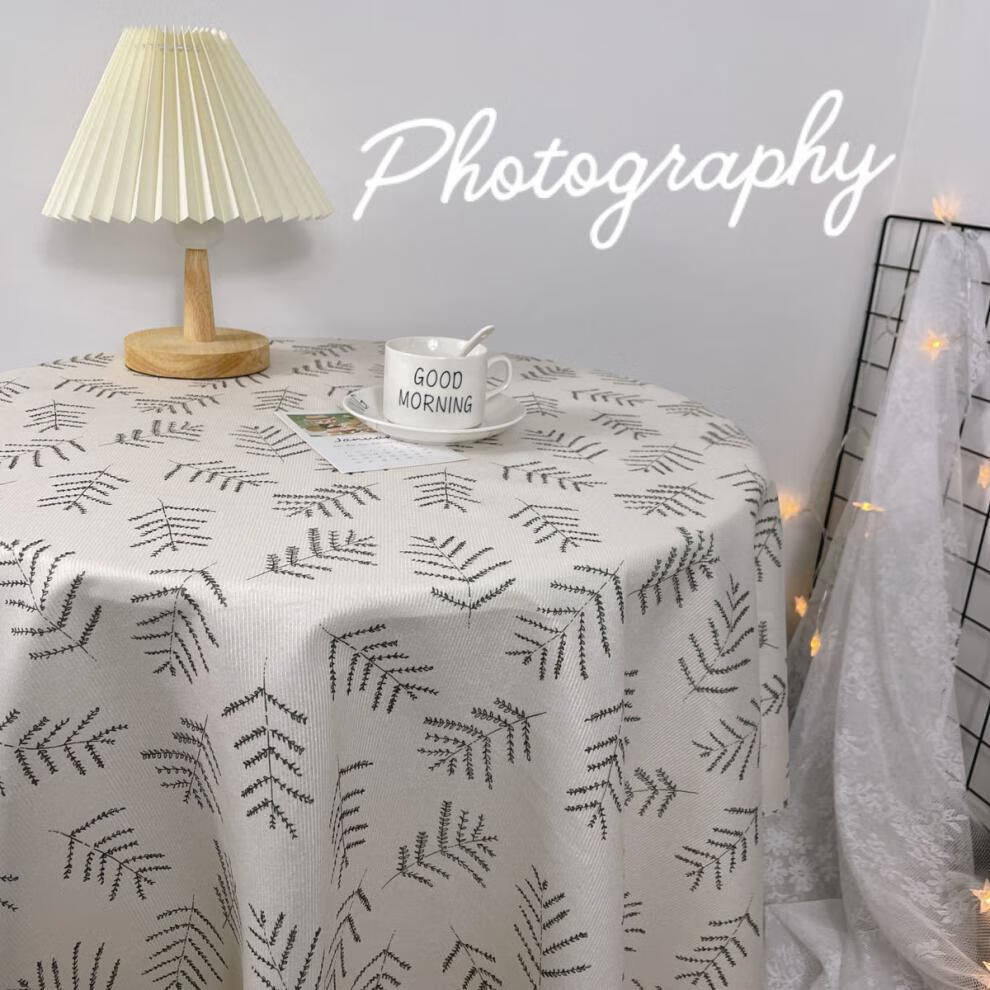 复古黑白棋盘格子桌布茶几布ins风撞色宿舍摆拍装饰背景布串串草140