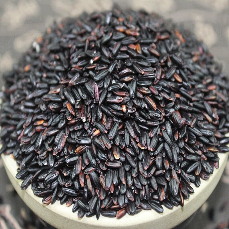 黑香米5斤散装黑糙米粥黑米农家自产黑糯米黑香米五谷杂粮