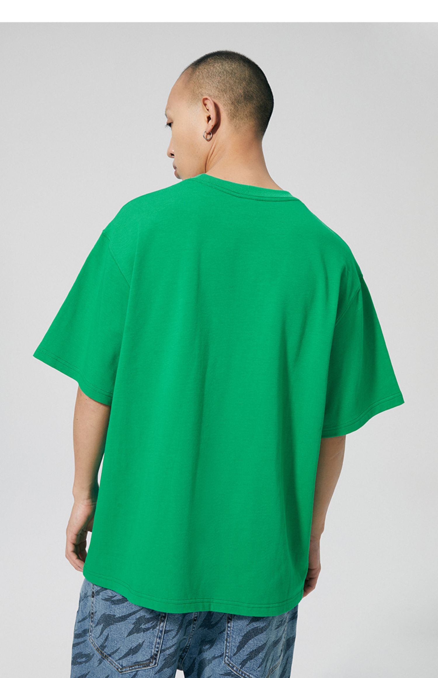 coppolella小恐龙潮牌新款棒球印花宽松短袖t恤男潮流街头美式t恤黑色