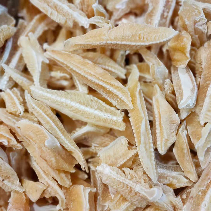 辉导 鱼肉干 渔翅边翅头肉骨头翅边鱼骨天然渔民自晒 一件500g 龙骨