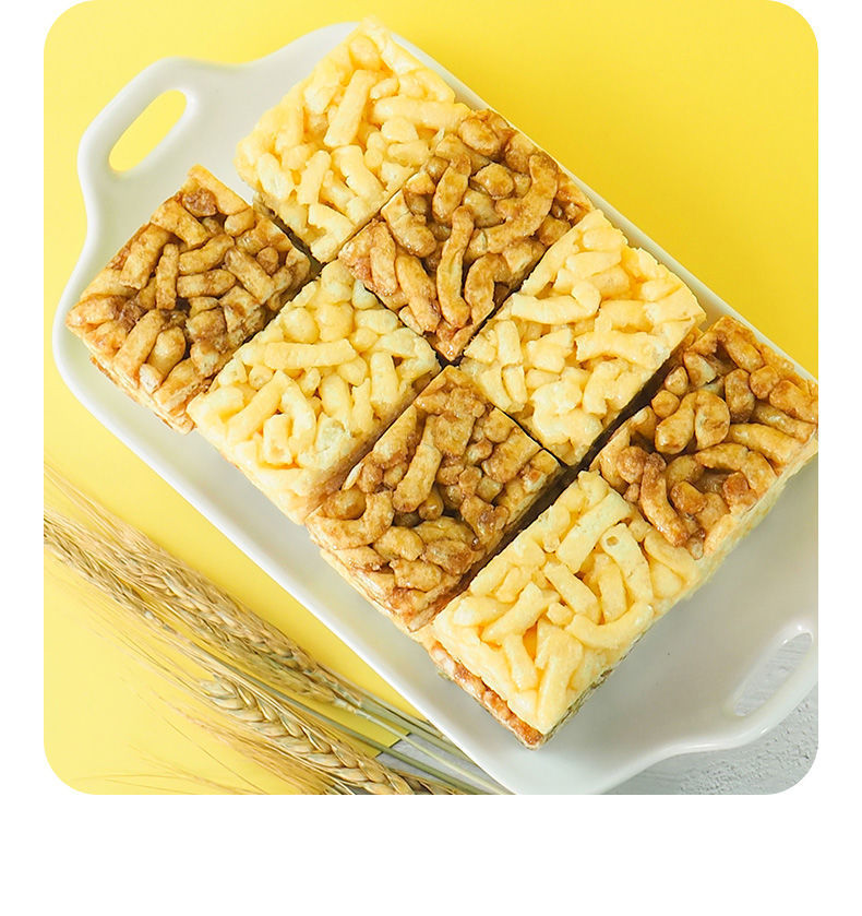 米老头无蔗糖沙琪玛软糯休闲零食糕点儿童小吃老式散装中老年点心芝麻