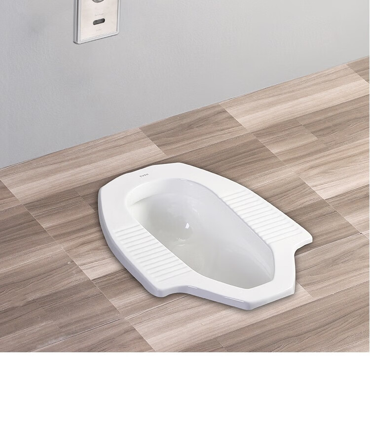 日本卫浴arte toto蹲便器cw8rb/cw7b工程蹲坑式蹲厕大管道防臭家用