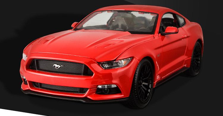 车模美驰图福特野马汽车模型仿真mustang合金原厂肌肉跑车模型摆件118