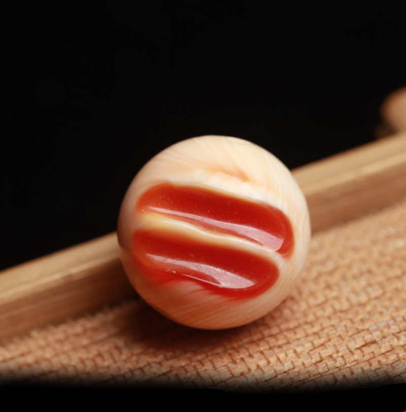 檀福匠 7a天然万宝螺圆珠散珠 贝壳手串 手链星月菩提佛珠 项链配饰