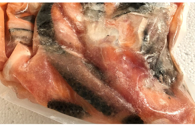 港荣8斤冰鲜刺身三文鱼 边角料 三文鱼碎肉 冰鲜鱼生边角料6斤 8斤