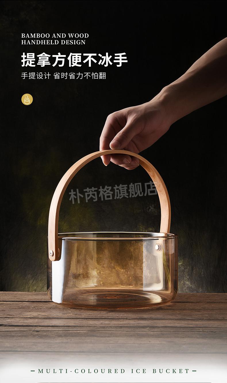 2022新款散装啤酒桶高颜值冰桶家用ktv玻璃香槟啤酒红酒网红酒吧用品