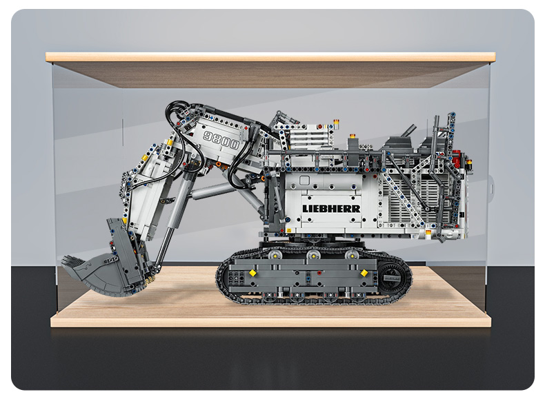 利勃海尔970挖掘机模型亚克力展示盒适用42100利勃海尔r9800挖掘机