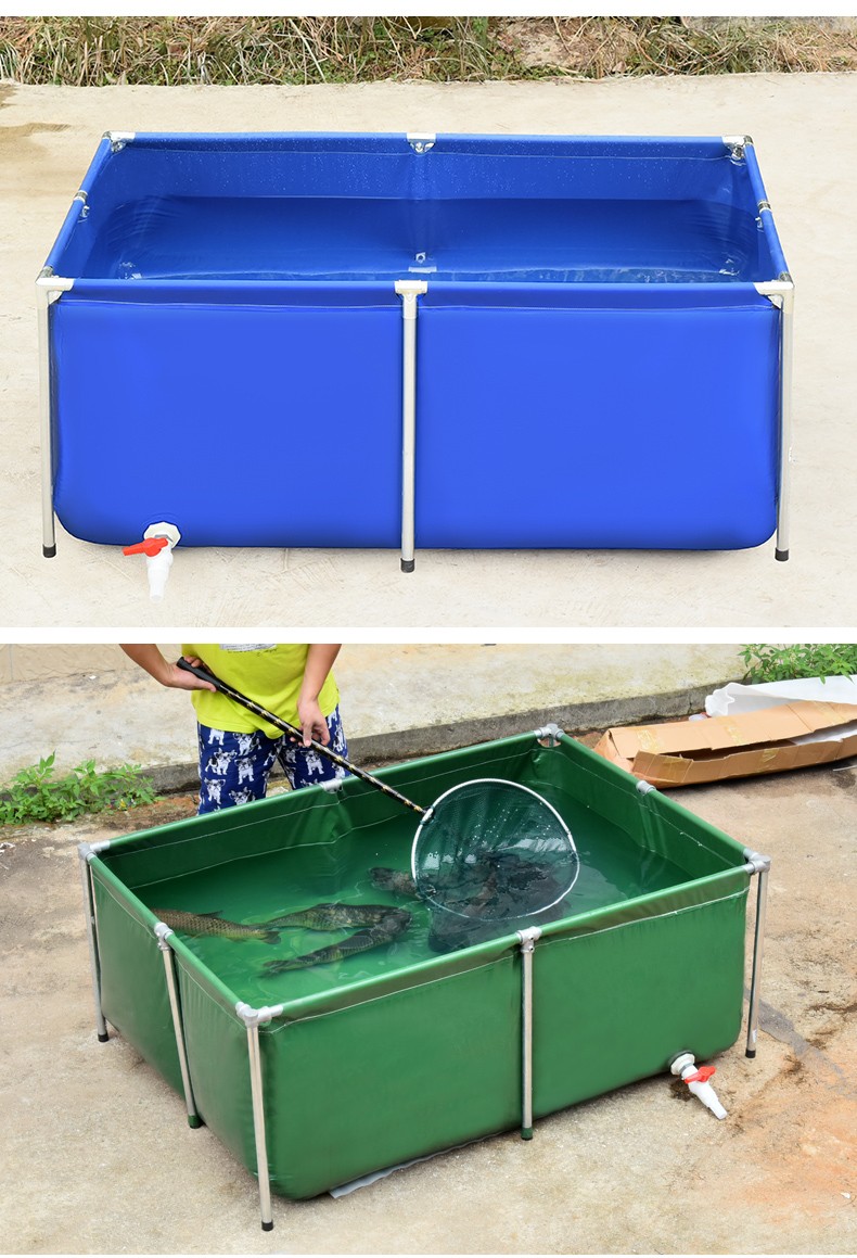 帆布鱼池防水布专用养鱼养殖户外水产加厚大型家用水箱刀刮布水池现货