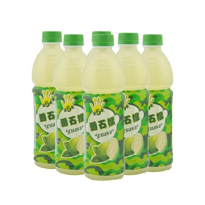 第五季番石榴汁饮料 450ml*5瓶 水果汁夏季饮品 汁夏季饮品【图片