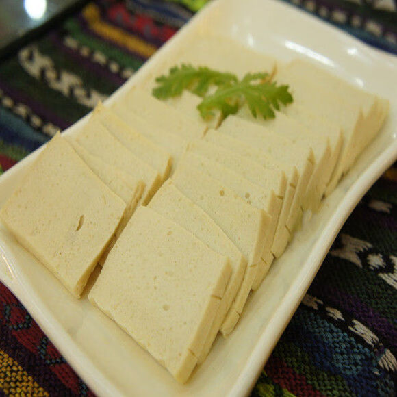 素食千叶豆腐烧烤q弹嫩豆腐家庭小炒豆腐片火锅千层豆腐400g4包经济装