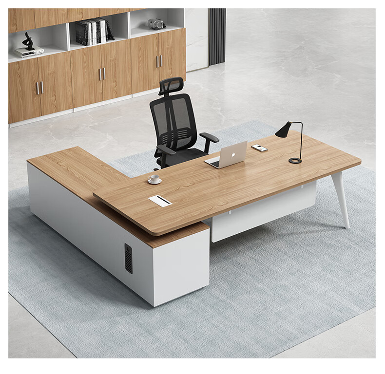 震旦同款办公桌老板桌办公桌简约现代桌椅组合经理主管桌子大班台总裁