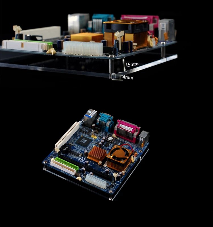 电脑主板架子itx小主板支架托atx主板固定支架开放式主板架 yj-itx01