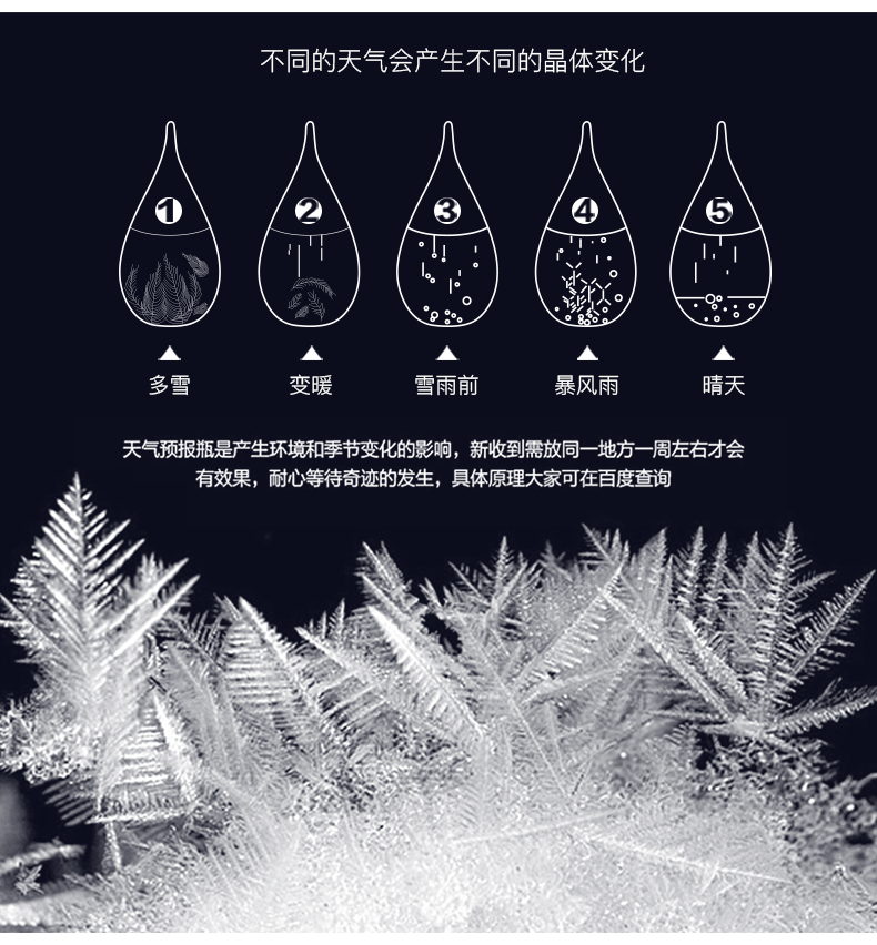 天气预报瓶风暴瓶女同学朋友舍友实用暖心创意抖音同款儿童礼物情侣