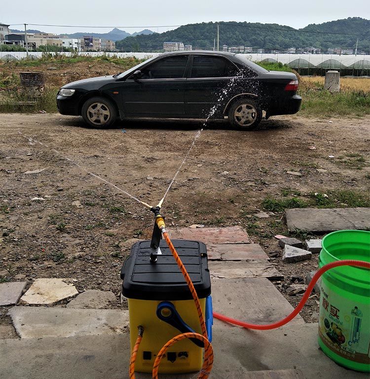 小龙虾塘蟹塘鱼塘撒药机摇摆洒药机打药机便携式水产养殖消毒机