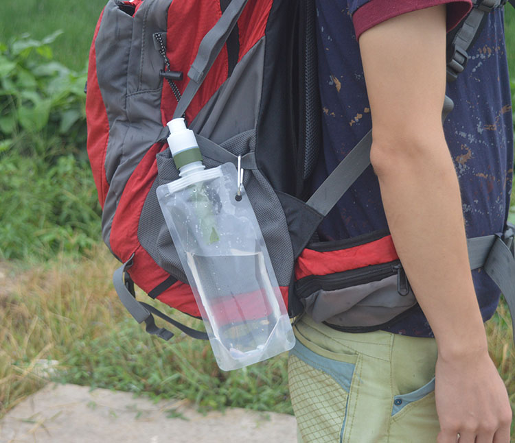 戶外摺疊濾膜淨水器野外便攜式過濾器濾芯