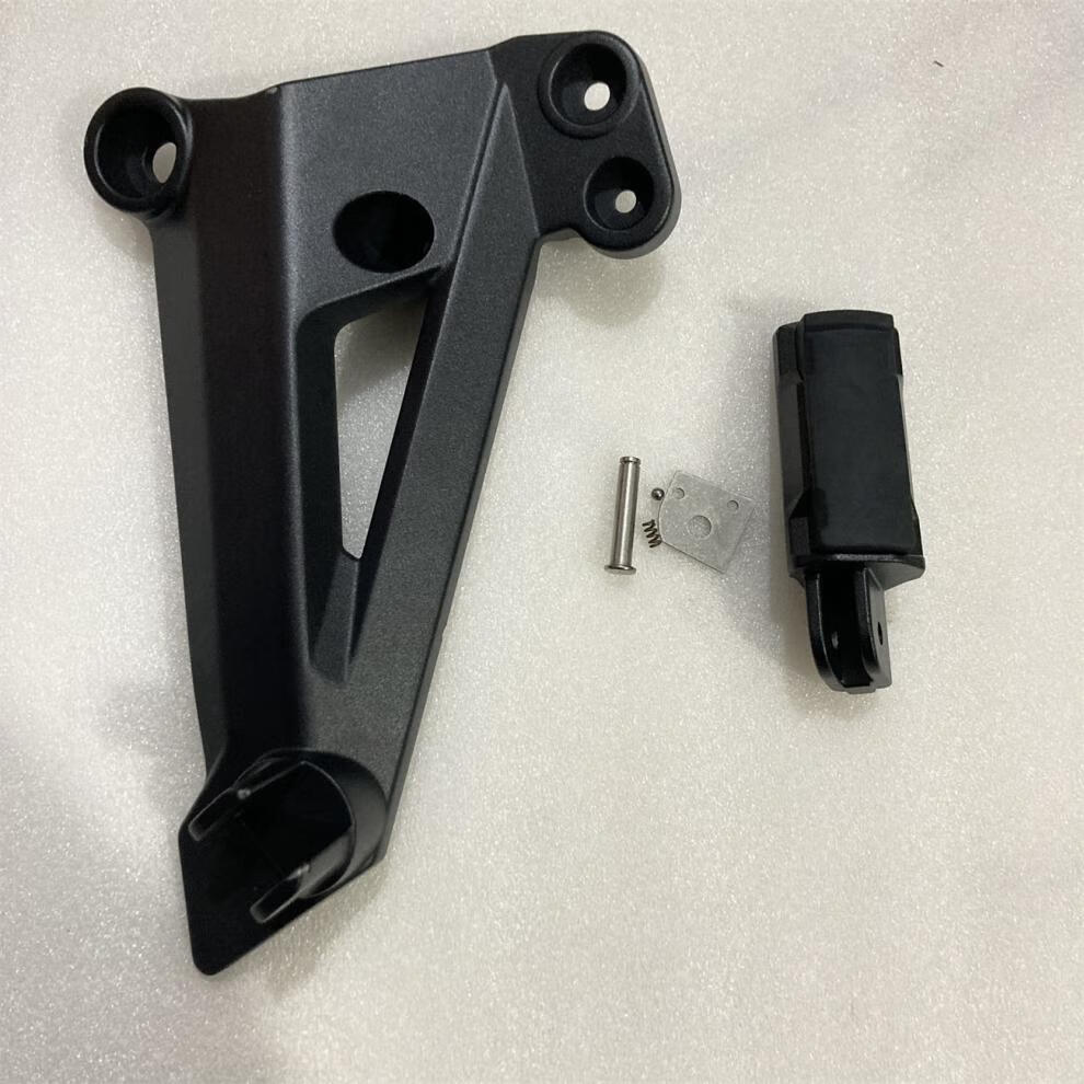 适配奔达灰石前后左右脚踏板 bd300-16摩托车铝合金脚蹬 搁脚 前左