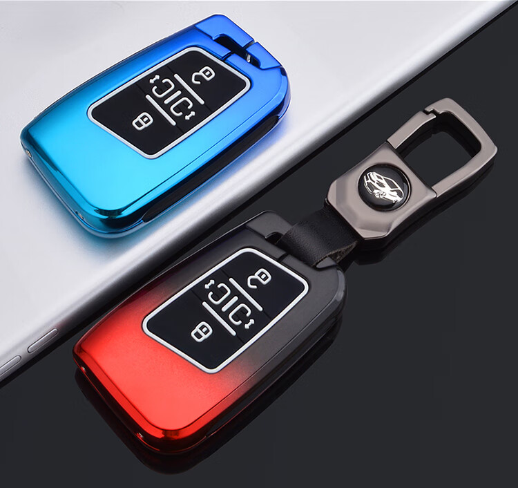适用大众22款威然钥匙套专用20款威然380尊贵旗舰版汽车遥控包扣壳