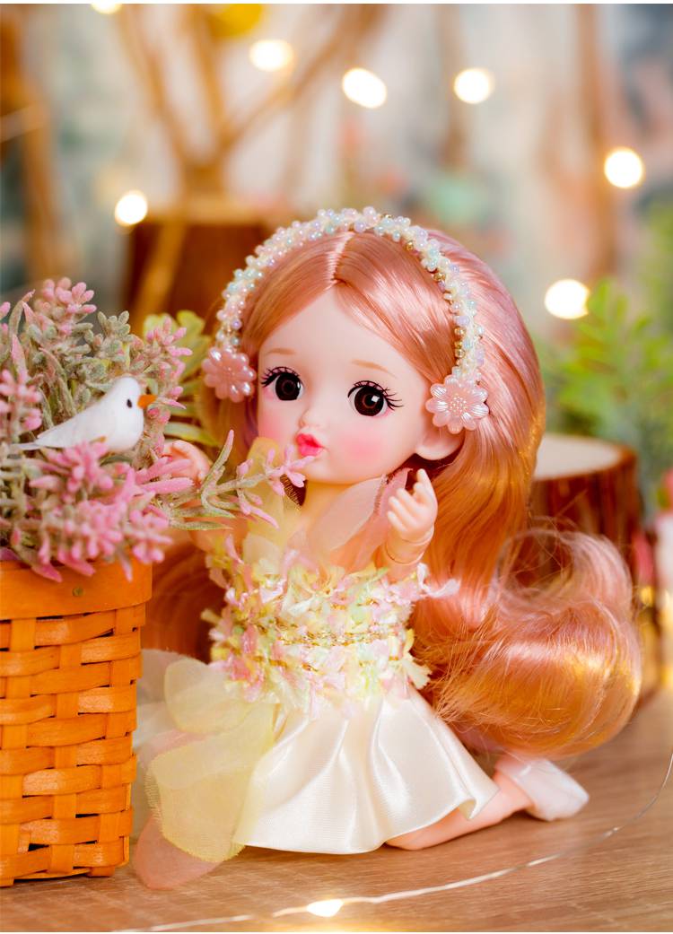 活石(living stones)洋娃娃套装玩具女孩公主玩偶仿真精致3岁4礼盒