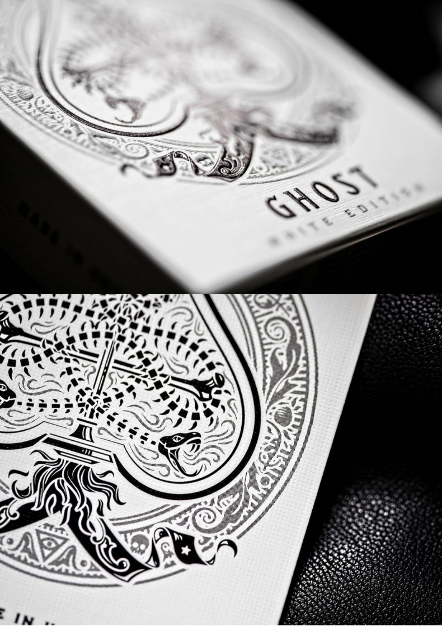 黑幽灵白幽灵单车扑克牌进口收藏花切ellusionist 黑幽灵单车牌 幽灵