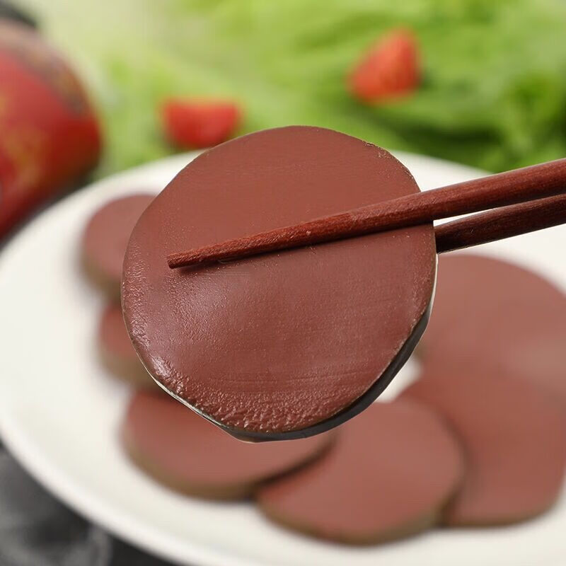 新鲜鸭血精选鸭血火锅食材配菜毛血旺鸭血粉丝袋装一箱 精制400g*5袋