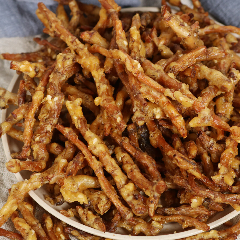 贵州特色小零食86g*3包麻辣油炸折耳根鱼腥草特产零嘴小菜酒菜【图片