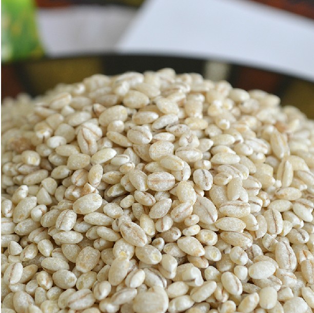 青海高原特产西藏蓝青稞米新米藏青稞大麦仁 白青稞米2.