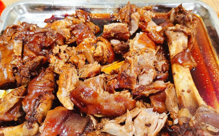 北京黄寺卤煮酱肉馆酱肉拼盘肘子猪蹄耳朵软烂熟食即食酱卤味酱肉拼盘