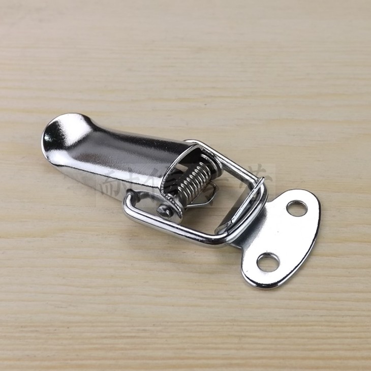 铁镀铬箱扣锁扣弹簧搭扣工具箱 箱子锁扣卡扣鸭嘴扣木箱塔扣2号