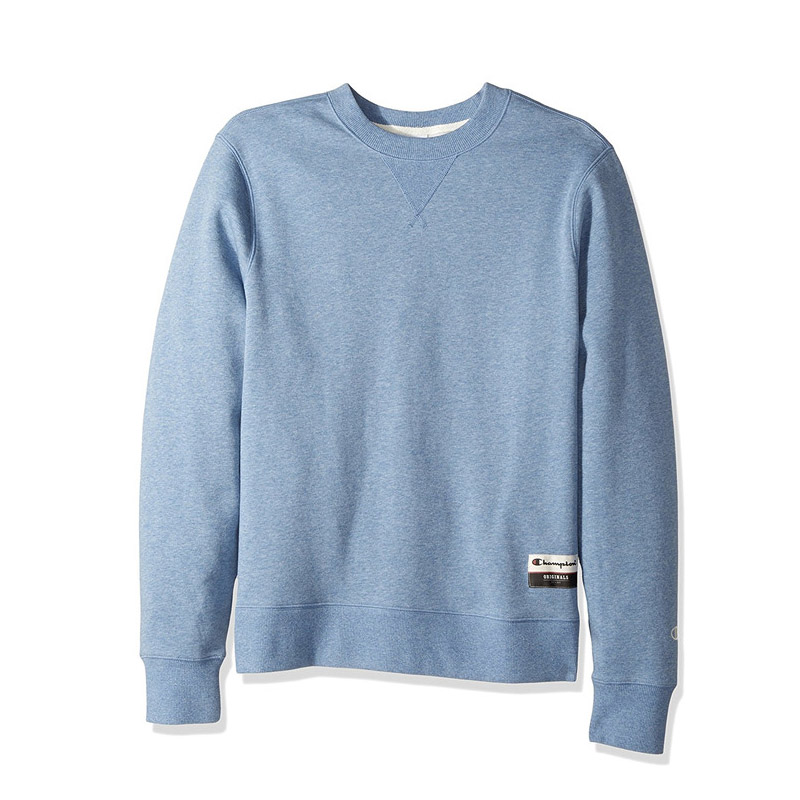 全球购男装 champion男式authentic originals秋冬长袖卫衣 深灰色 m