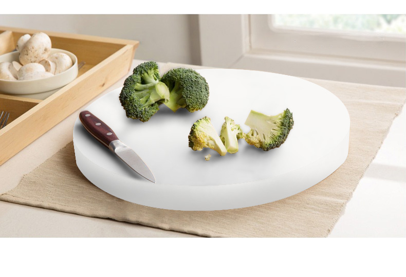 erisi圆形塑料菜板肉墩切菜砧板占板粘板刀板菜墩案板加厚直径43厚135