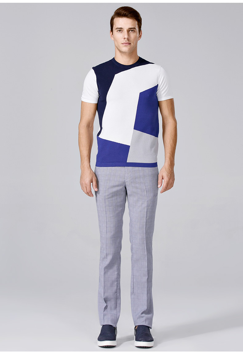 folunsi佛伦斯男装 春季新款 舒适清爽商务休闲裤 灰色 29/160_ 3折