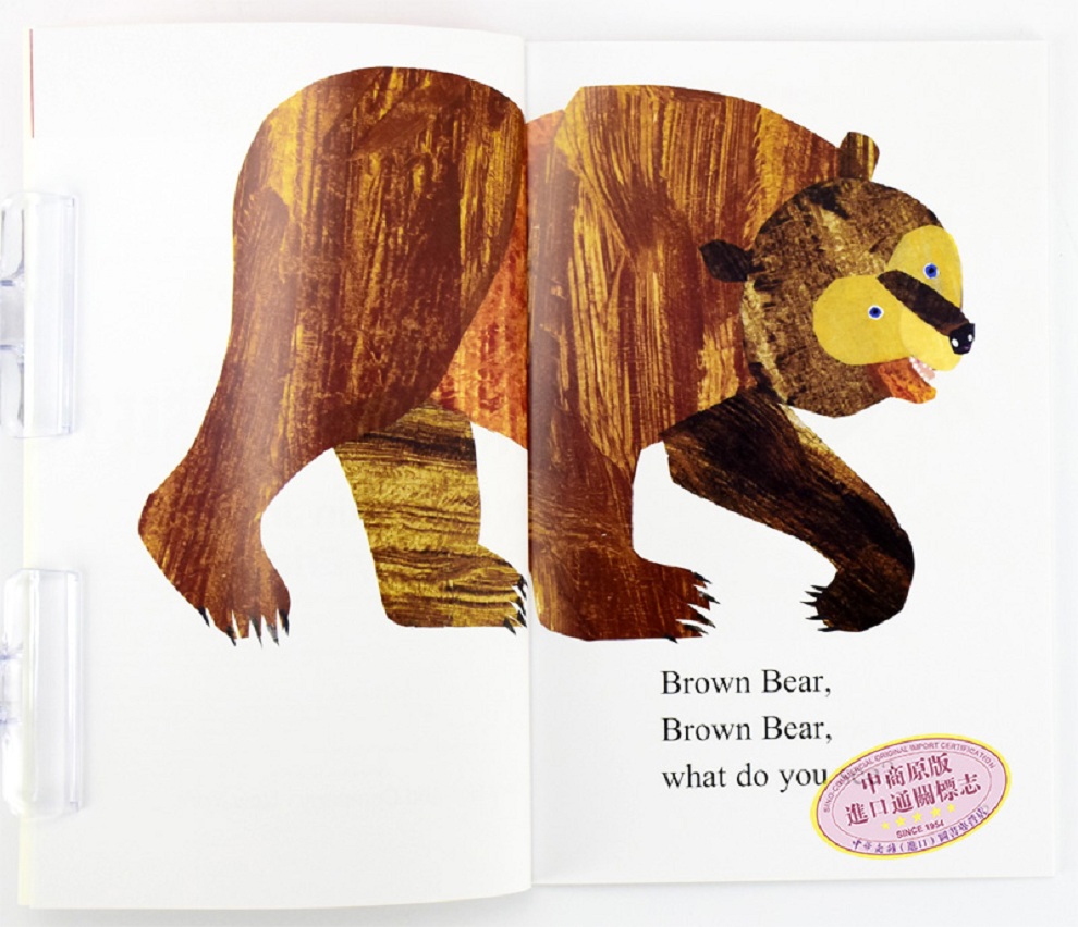 brownbearwhatdoyousee棕色的熊4册套装英文原版棕熊棕熊你看见了什么